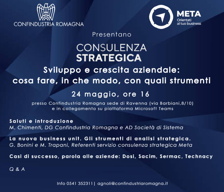 Webinar "Consulenza Strategica. Sviluppo E Crescita Aziendale: Cosa ...